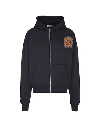 PROHIBITED | Nombre del producto: Chaqueta de chándal EMBLEM PATCH
Marca: PROHIBITED
Color: azul oscuro
Categorías: Moda, Hombre

Longitud de la manga: Manga larga
Material: Felpa, Algodón, Poliéster / Poliamida
Forma del cuello: Capucha
Diseño: Liso
Ajuste (Pren | 